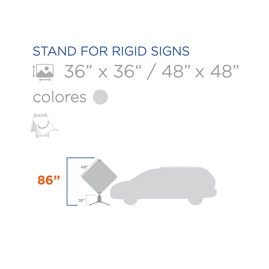 Heavy Duty Double Spring Sign