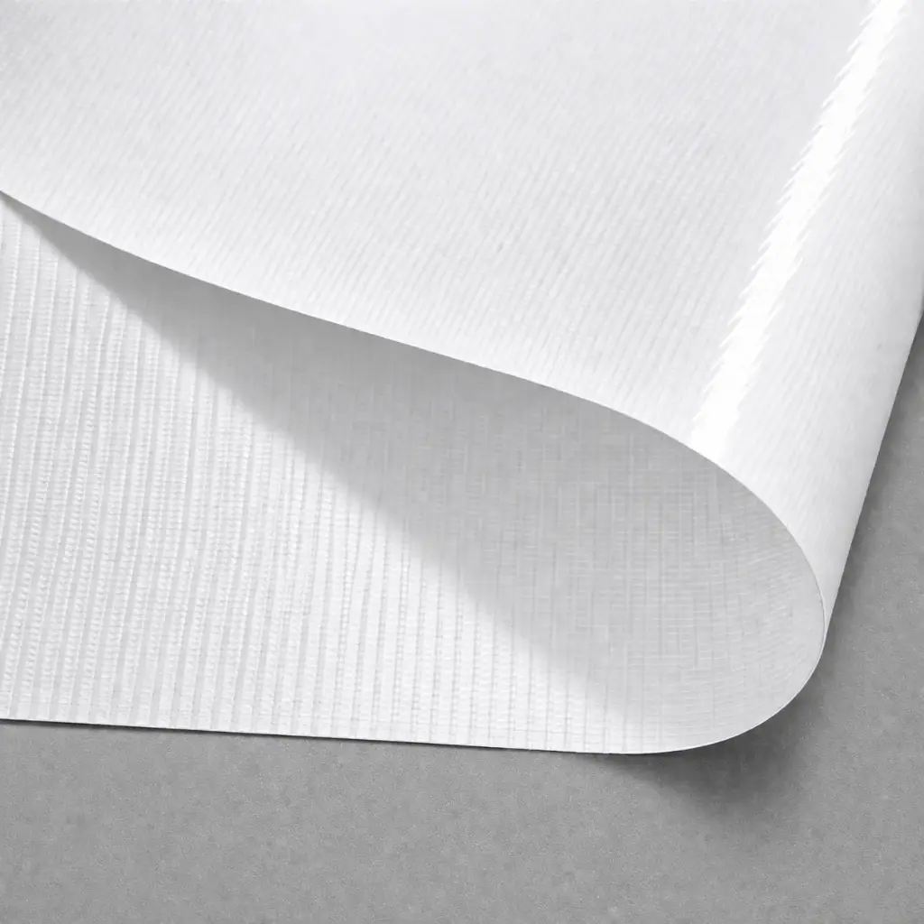 Ultrafront 13 OZ White/White Banner