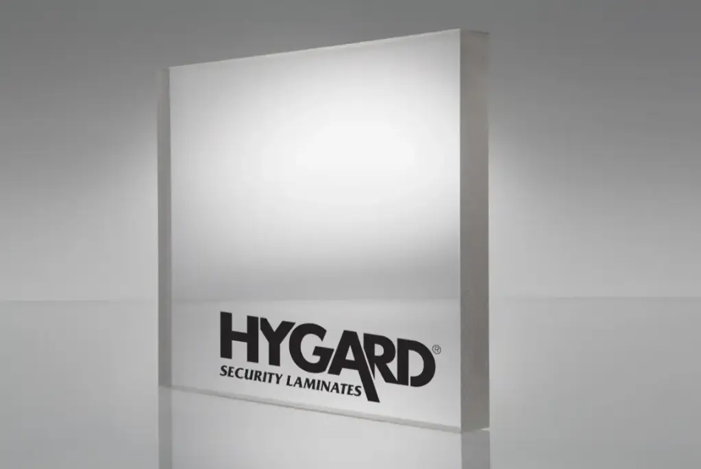 HYGARD® BR1250 POLYCARBONATE SHEET BALLISTIC GLAZING - LEVEL 3 48" X 96" 31.8MM