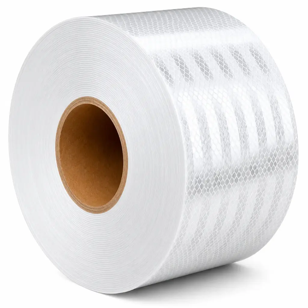 4in x 50yd WHITE DRUM 3M Reflective