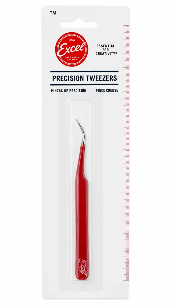 Slant Point Tweezer Red 