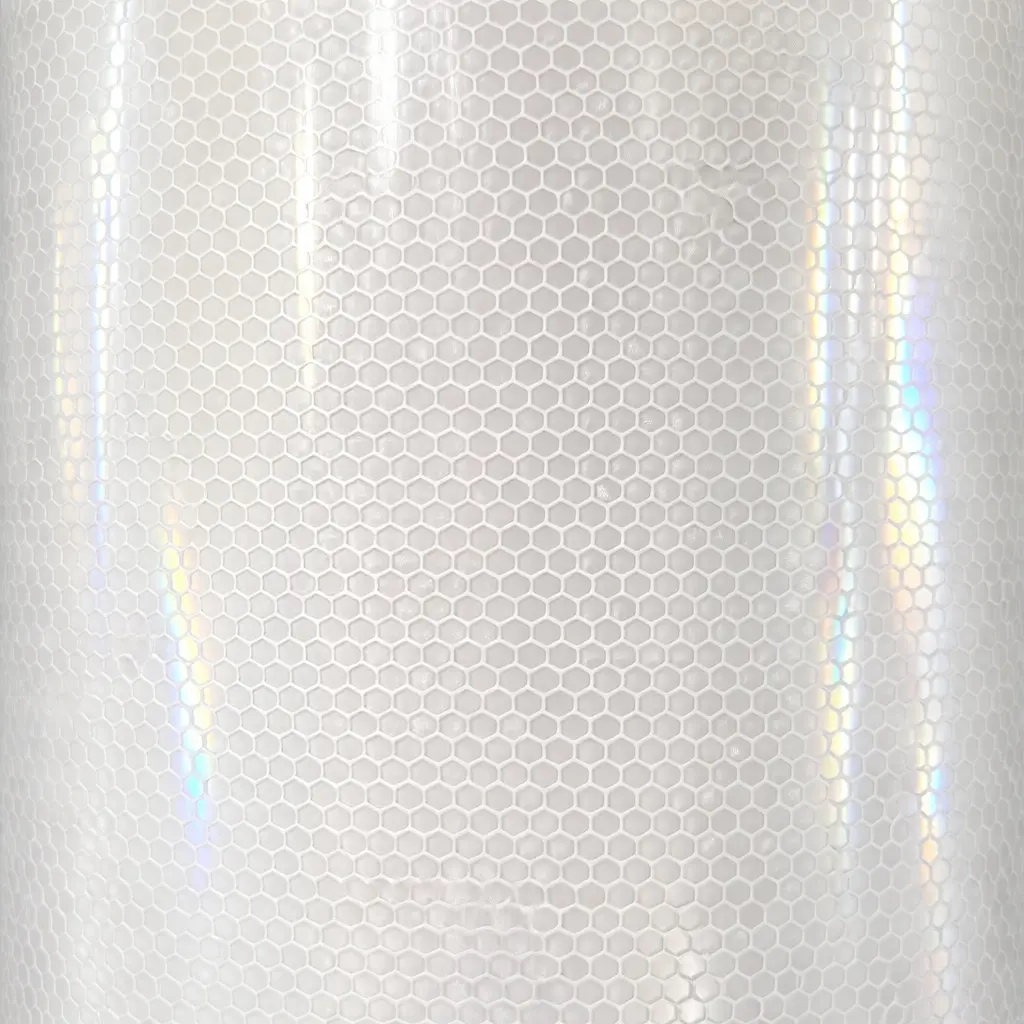 24in x 50yd WHITE REFLECTIVE VINYL 3M 3930 HIGH INTENSITY PRISMATIC
