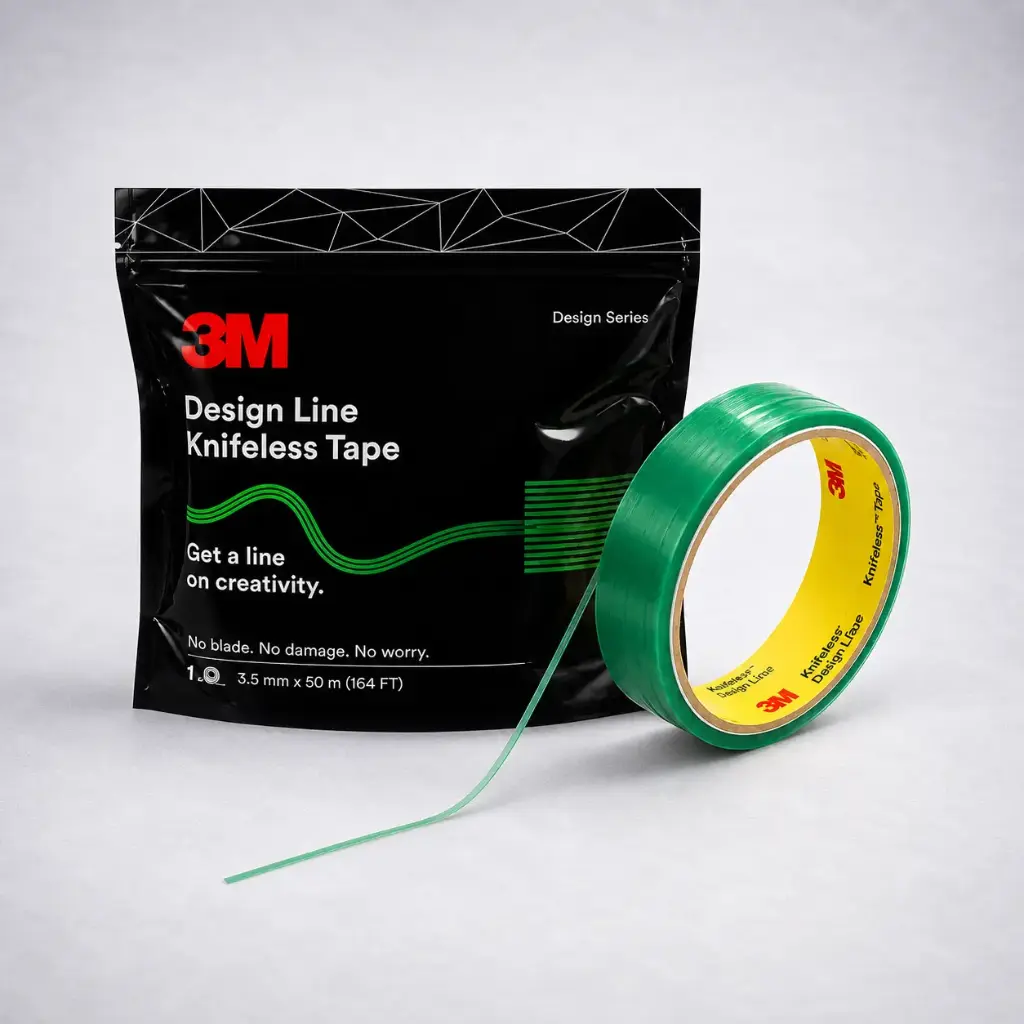 3M Green Knifeless Tape Design Line 3.5mm x 50m 
