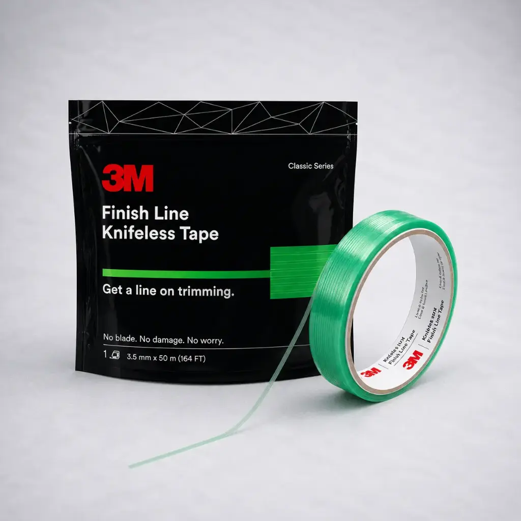 3M Green Knifeless Tape Finish Line 3.5mm x 50m 
