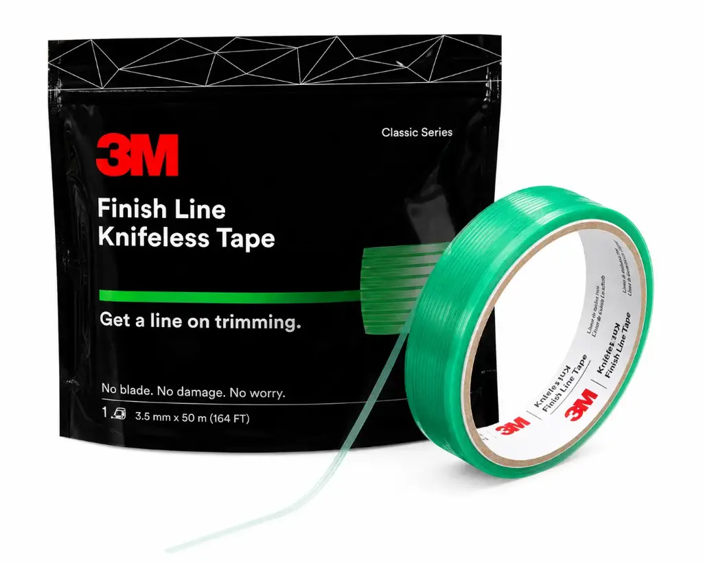 3M Green Knifeless Tape Finish Line 3.5mm x 50m 