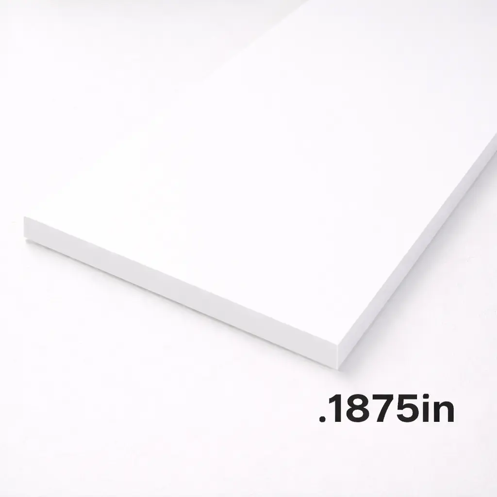 POLYCARBONATE WHITE 3/16" x 6' x 8' MAKROLON SL