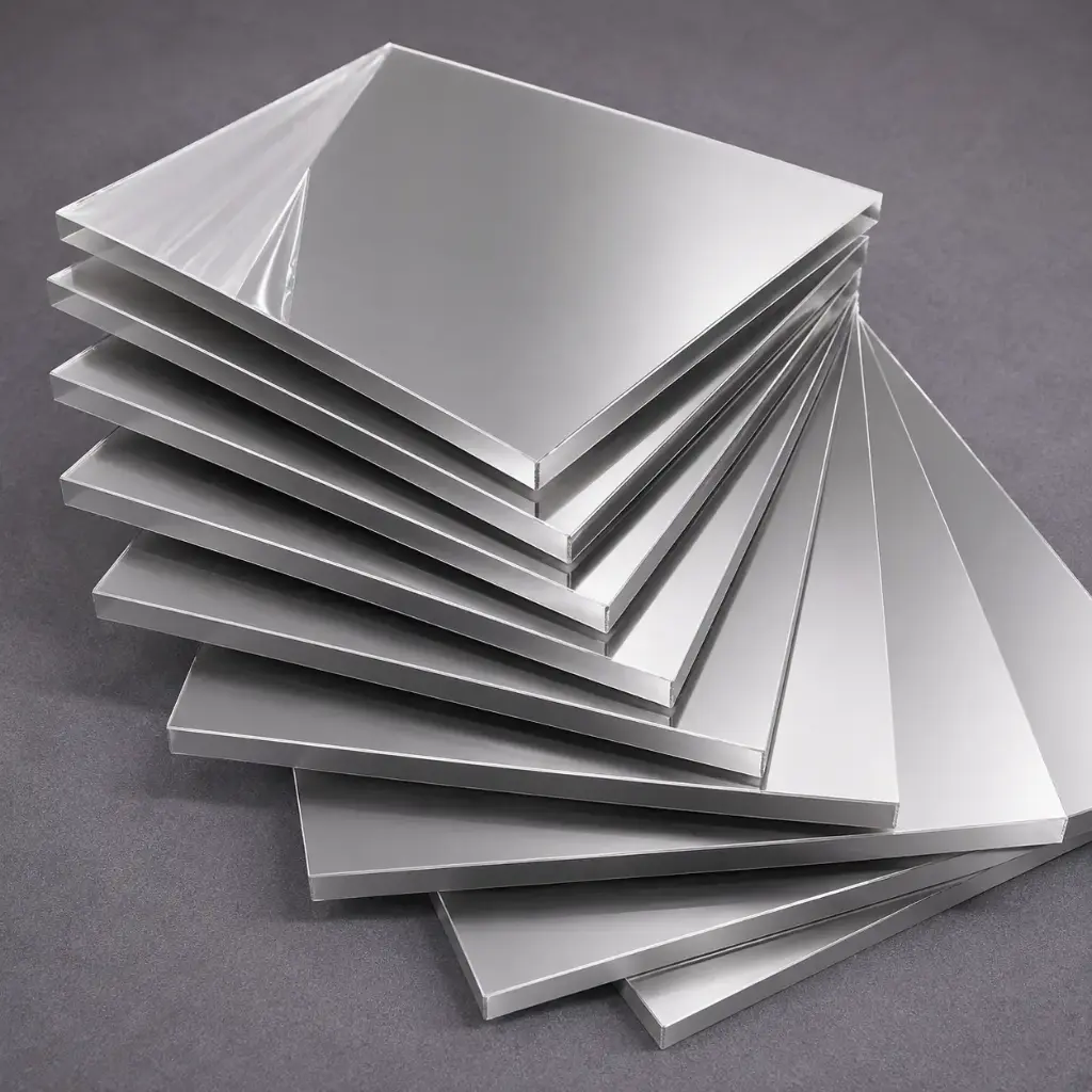 Acrylic 1/8 x 48" x 96" MIRROR SILVER
