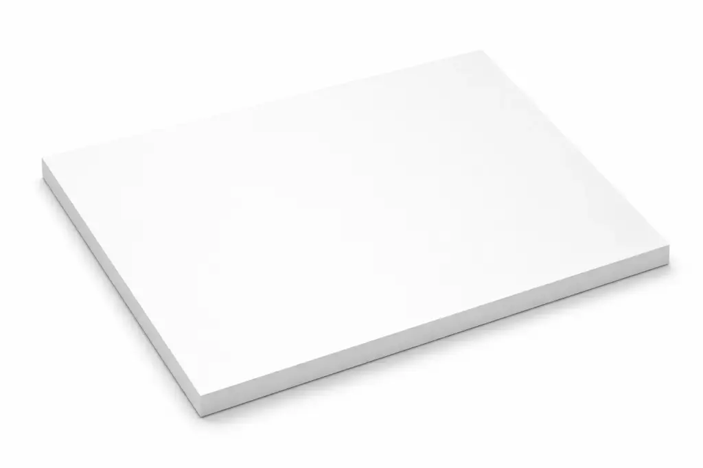 PVC (1mm x 48in x 96in) White w/Mask (.040in thick)