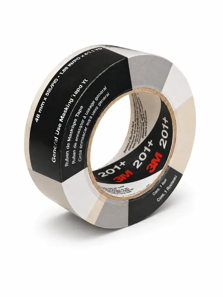 3M 201+ 1" x 60yd Masking Tape 
