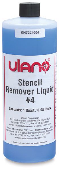 #4 STENCIL REMOVER LIQUID QT ULANO