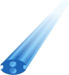 ZIP STRIP LIGTH BLUE - 23 STAPLE CHANNEL COVER