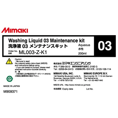 DYE-SUB Washing Liquid #3 Kit