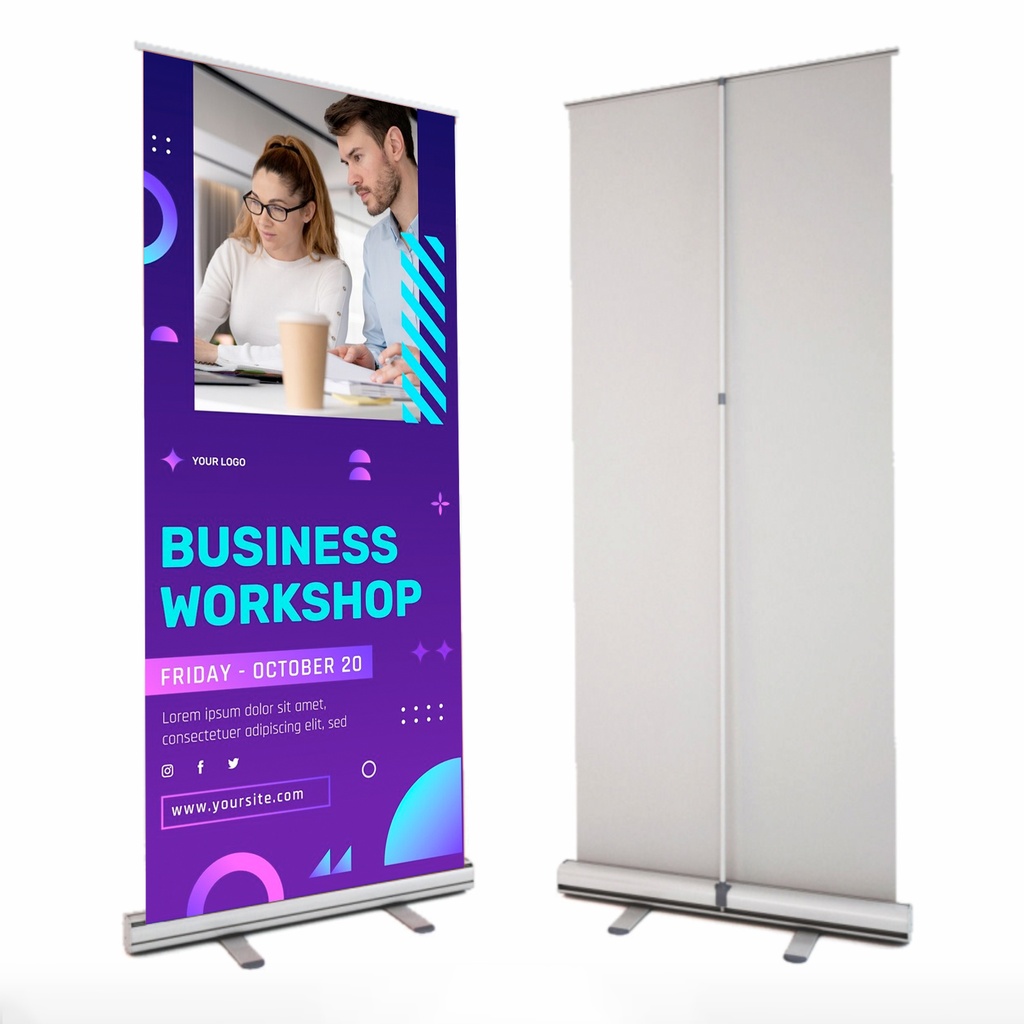Rollup Banner Standard 33" x 78"