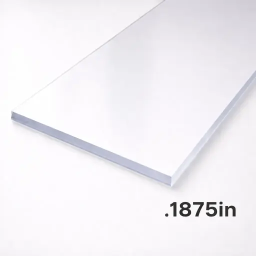 [2TUFFAKSLCL17752100] Polycarbonate Clear 3/16" x 4' x 8' TUFFAK SIZE (.177in x 52in x 100in)