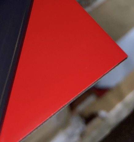 [2NEWACPTEX3MM48120] NEWTEK ACM TX RED/TX BLACK 3MM 48" X 120" HIGH PERF. POLYESTER .30MM